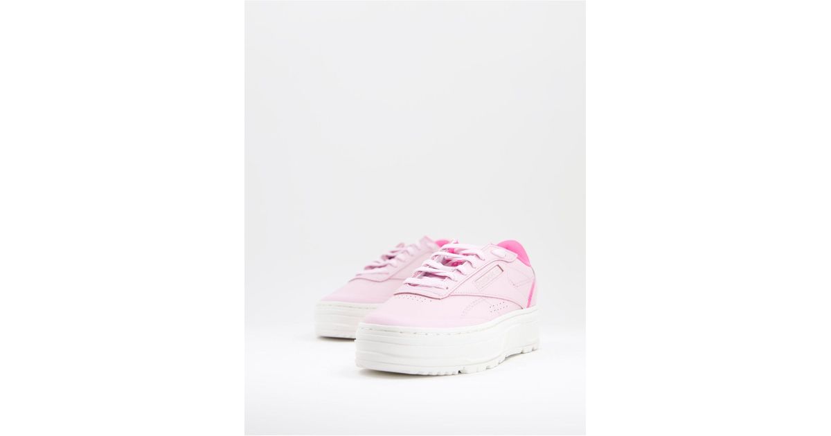 Club C Double Geo Platform Sneakers 