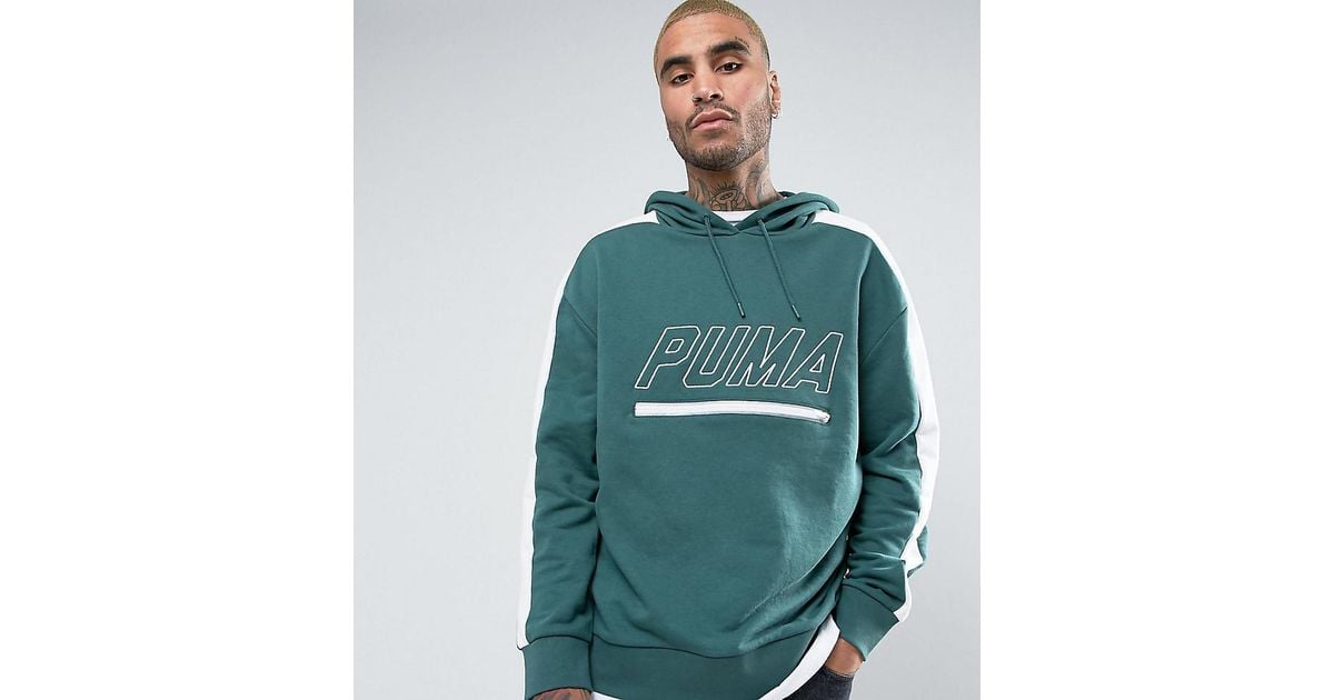 puma sweatshirt green