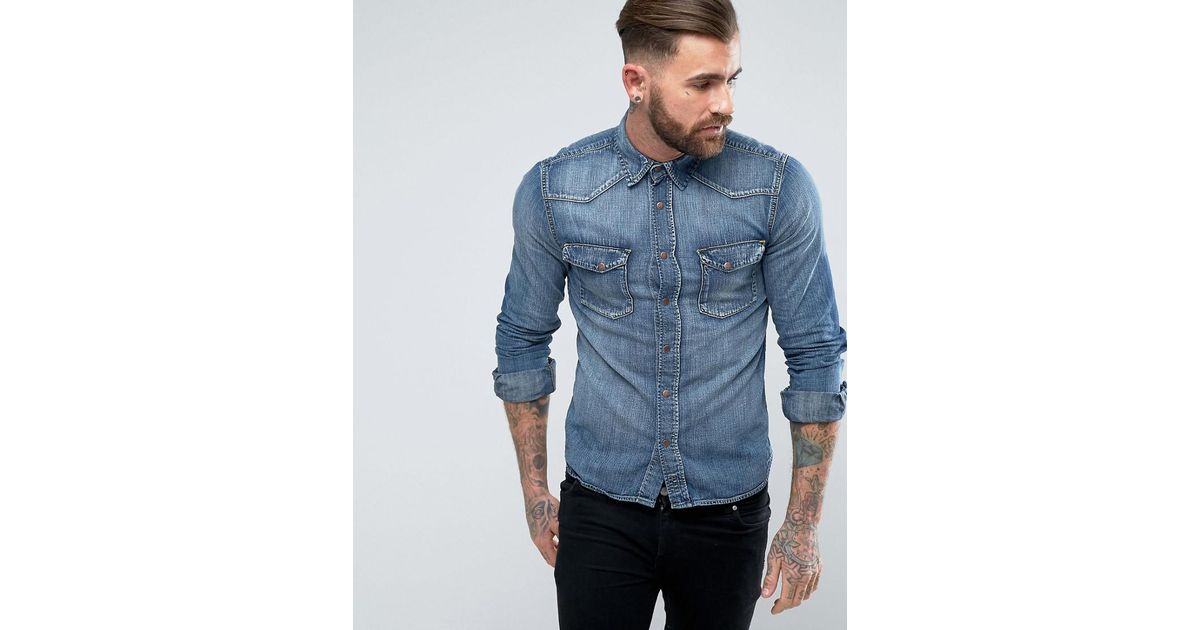 nudie jeans denim shirt