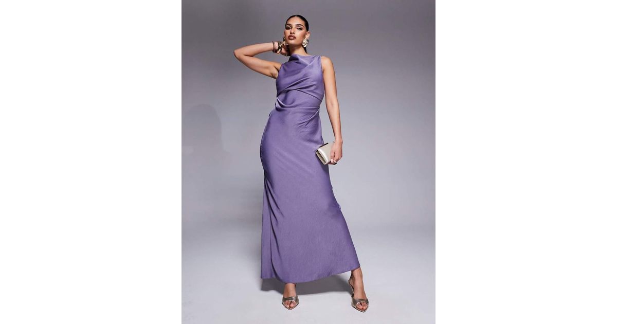 mermaid cut halter dress Halter Neck Long Dress Satin Mermaid Skirt main image 0