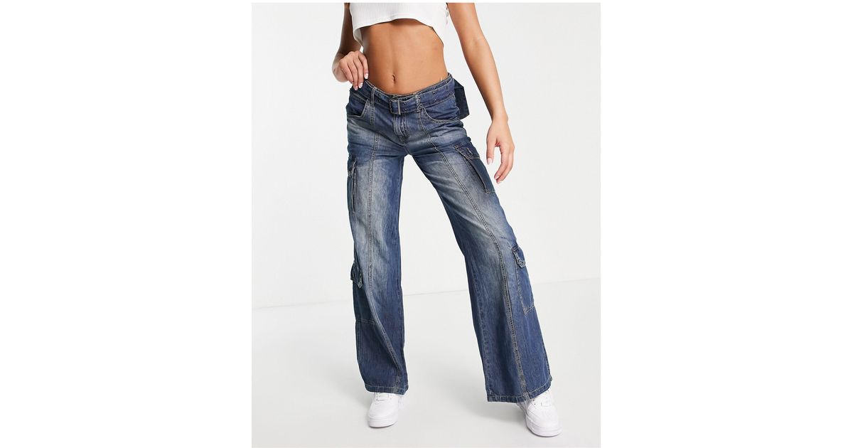 Jaded London Oversized Cargo Denim 