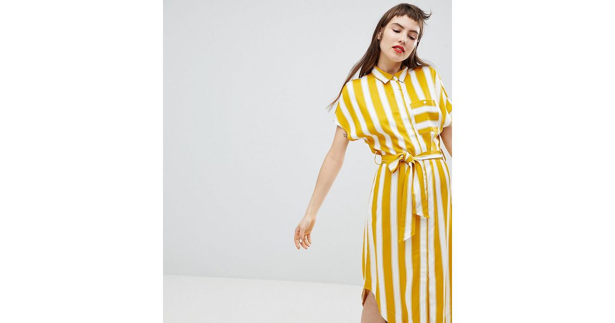 monki yellow dress