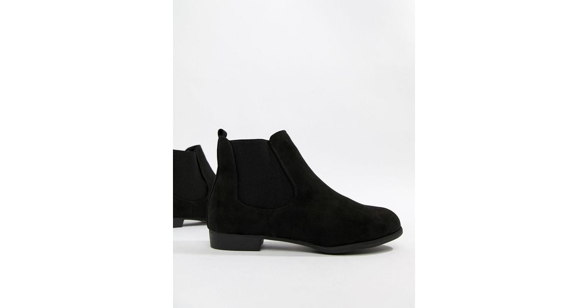 new look suedette chelsea ankle boot