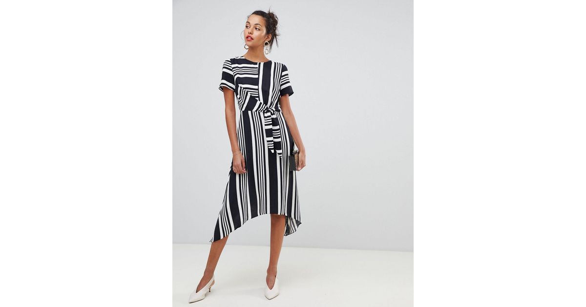 oasis floral hanky hem dress