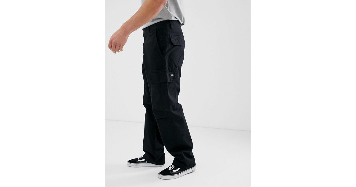 Higden - Pantaloni cargo larghi neriDickies in Cotone da Uomo colore Nero |  Lyst