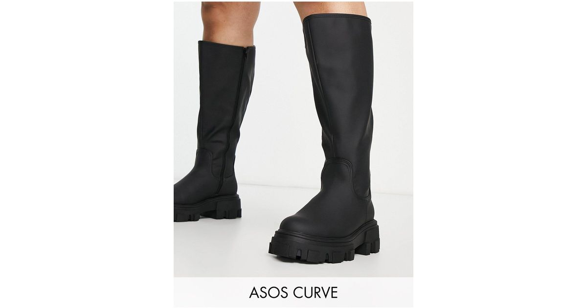 carla chunky flat boots