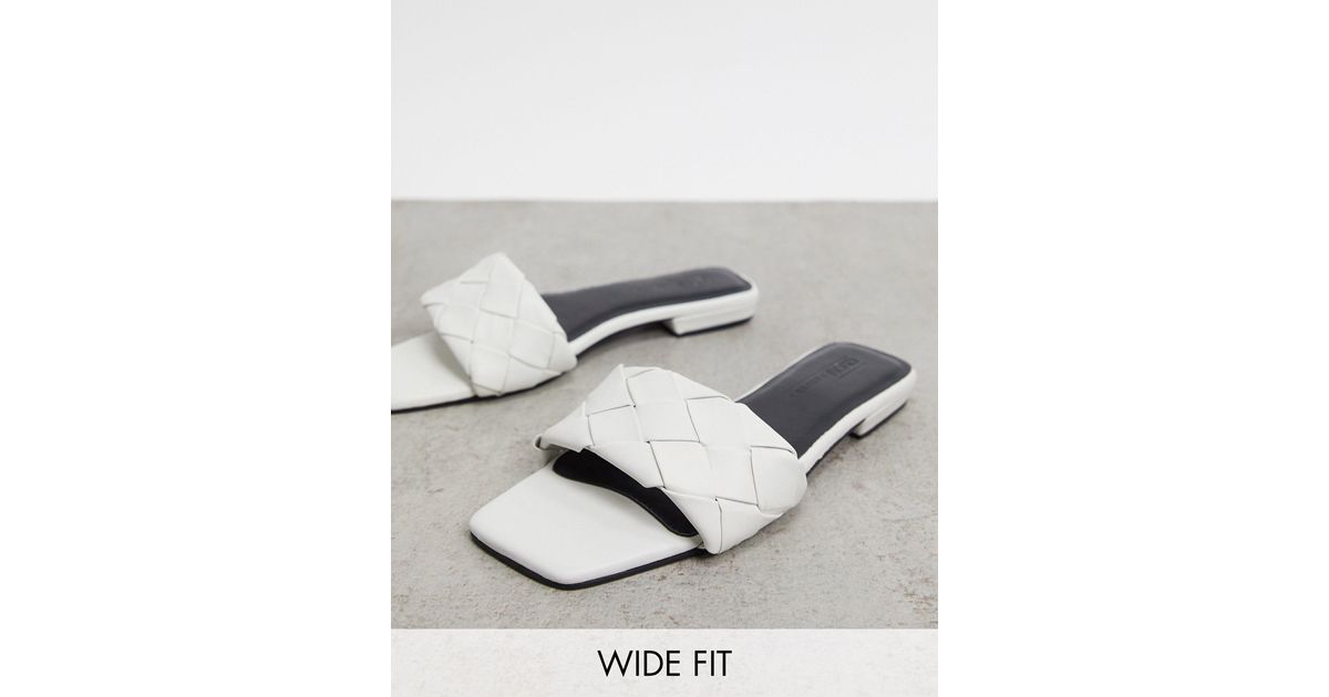 wide fit slide sandals