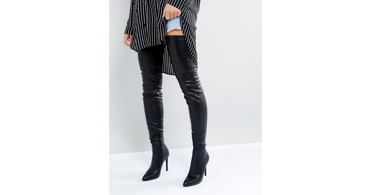 Marte desempleo 鍔 Steve Madden Leather Over The Knee Boots new Zealand, SAVE 46% - jfmb.eu
