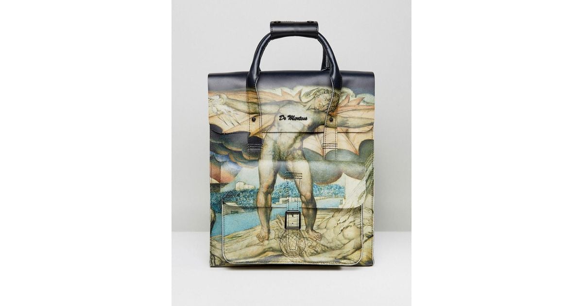 Dr. Martens Leather Backpack William Blake Print for Men - Lyst