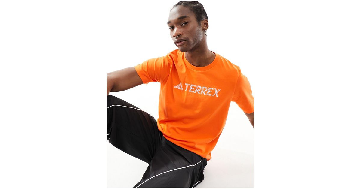 Adidas originals top t shirt orange