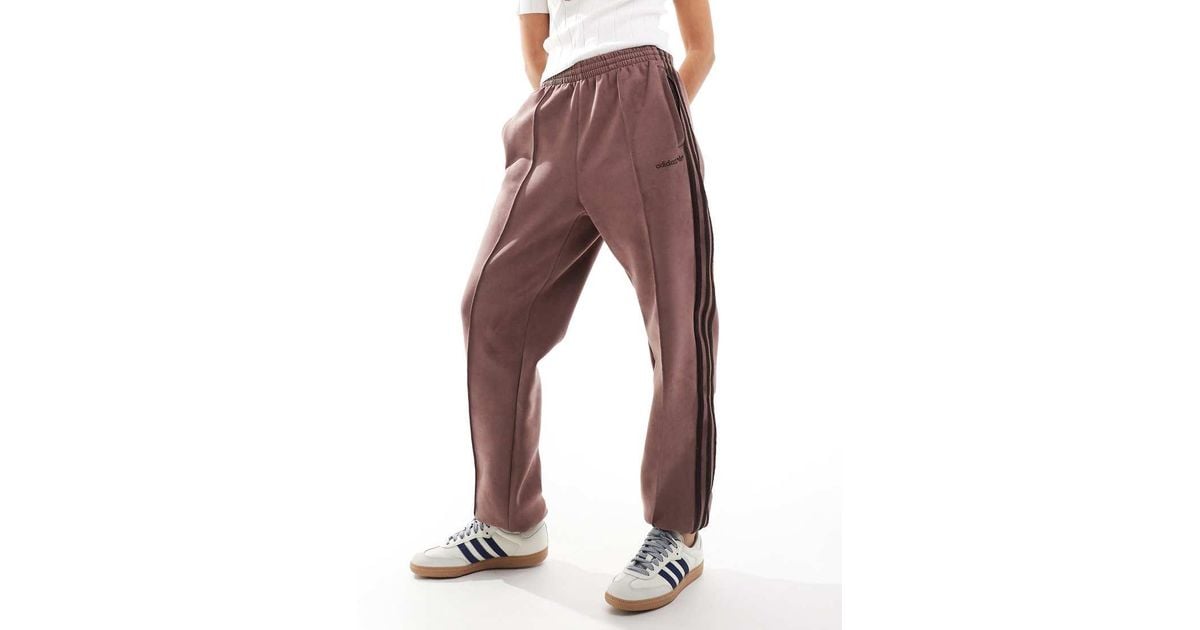 adidas Originals Suede Track Pant in Purple Lyst UK