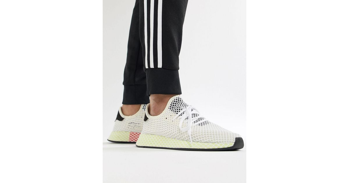 adidas Originals Deerupt Runner Trainers In White Cq2629 for Men | Lyst