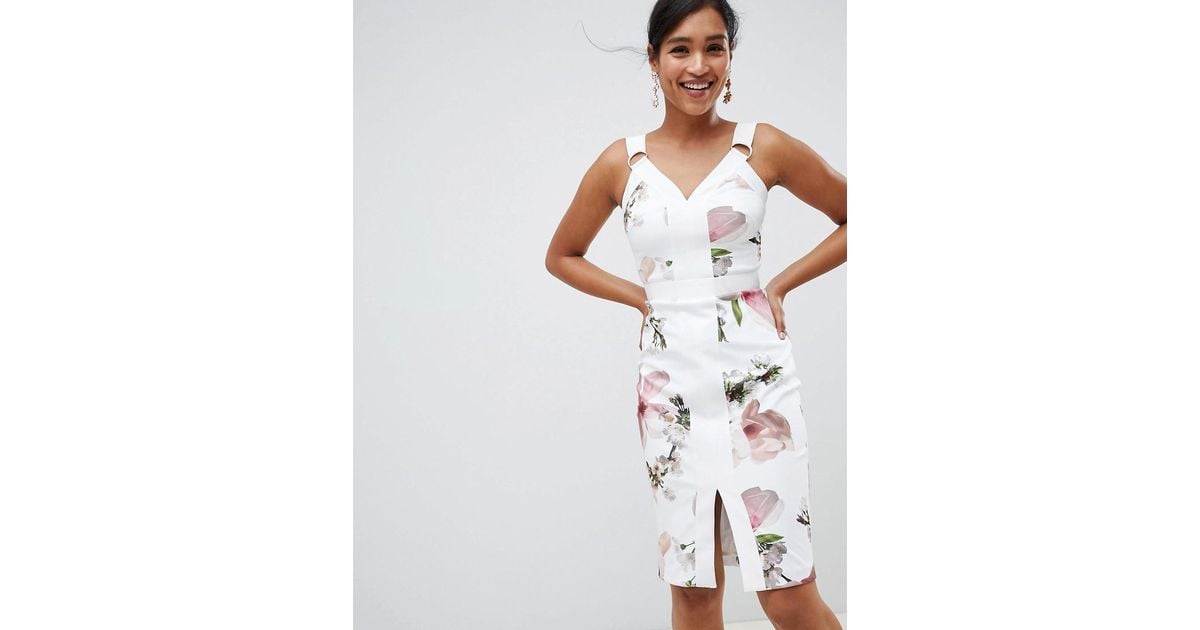 Robe Bodycon Ted Baker Londres - Maille Festonnée, Taille US 8 (3), Noire, Neuve Avec étiquettes