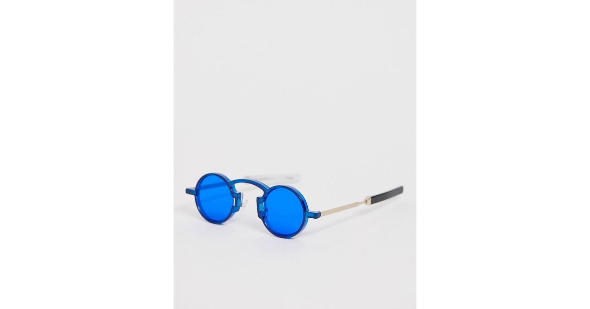 Euph - Occhiali da sole rotondi blu di Spitfire in Blu - Lyst