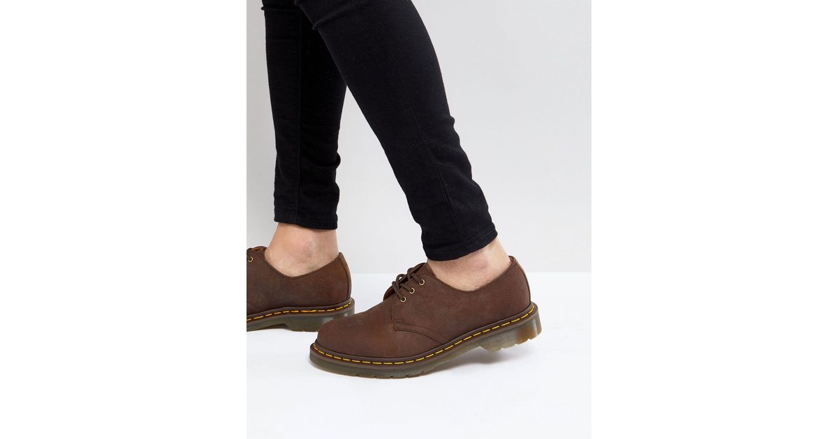 Zapatos marrones con 3 pares Dr. Martens de Cuero de color Marrón para  hombre | Lyst
