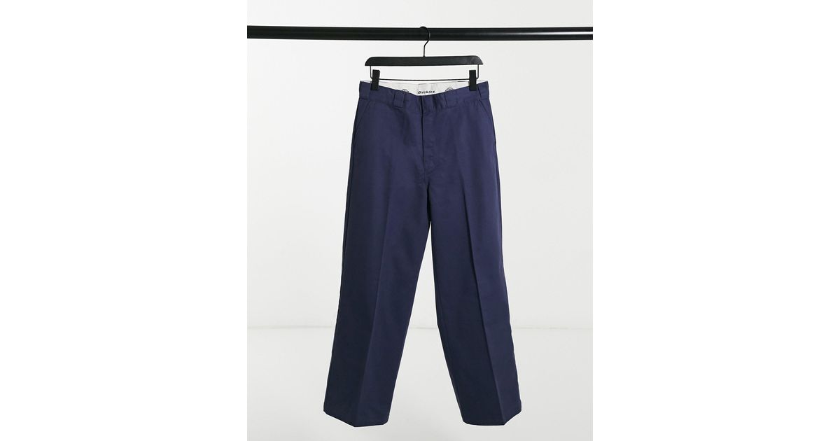 Dickies Winnsboro Wide Leg Pant in Navy 