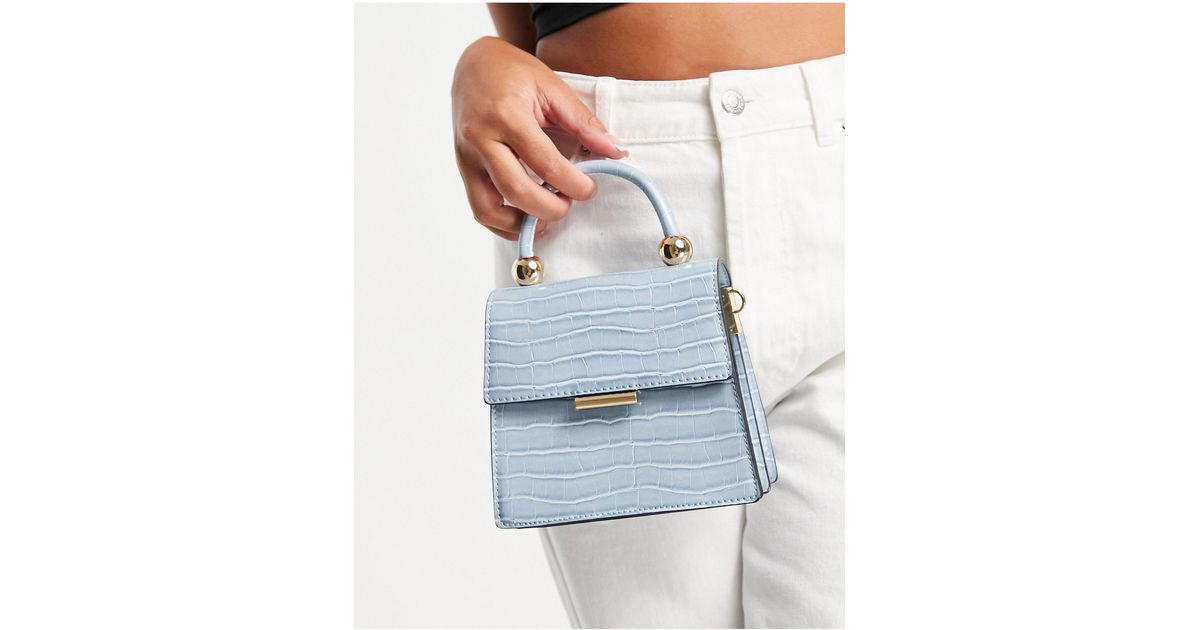 ALDO Triewiel Top Handle Cross Body Bag in Blue Lyst Canada