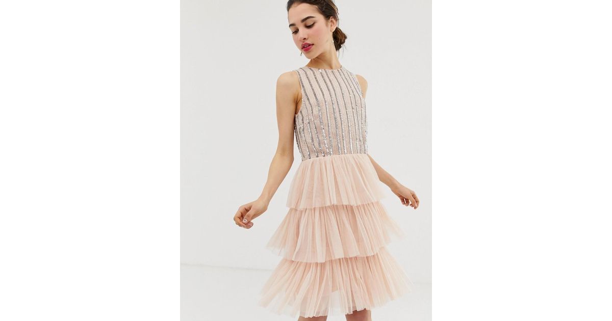 angeleye embellished maxi dress pink