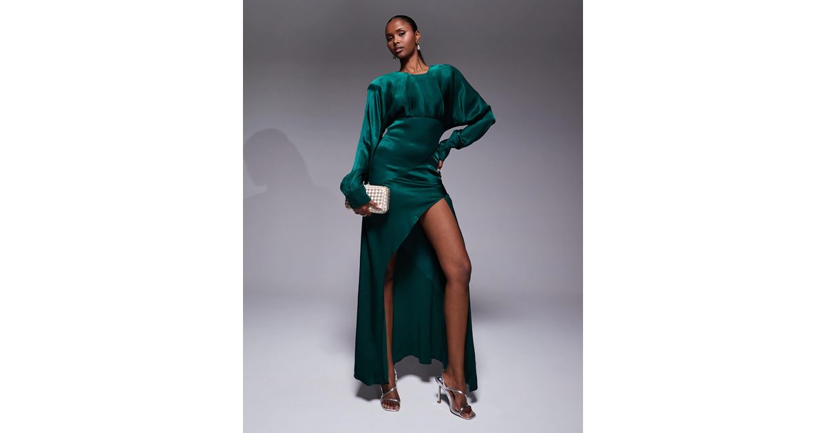 green emerald velvet dress Law of Attraction
