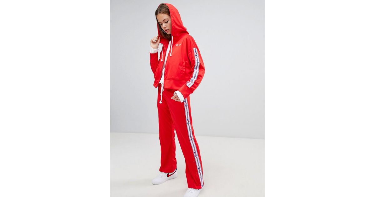 pantaloni rossi champion