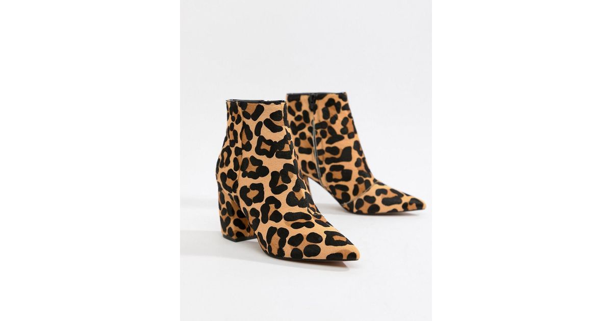 asos leopard boots
