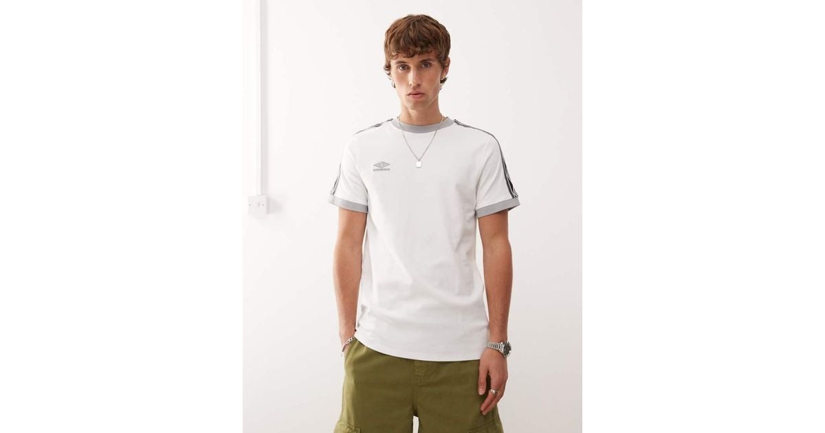 Umbro Taped T-shirt in White for Men Lyst UK