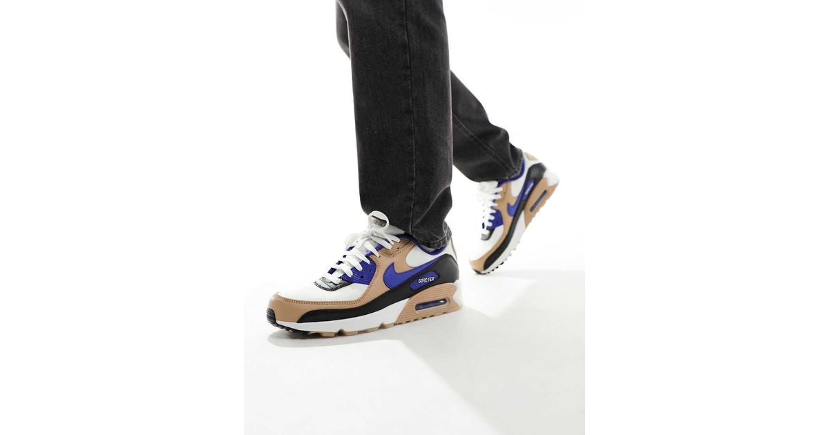 Zapatillas De Deporte Blancas Beis Y Azules Air Max 90 Gore Tex De Nike de hombre de color Negro Lyst