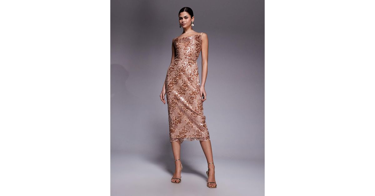 green emerald velvet dress Jenny Dress in Gold Sequin S