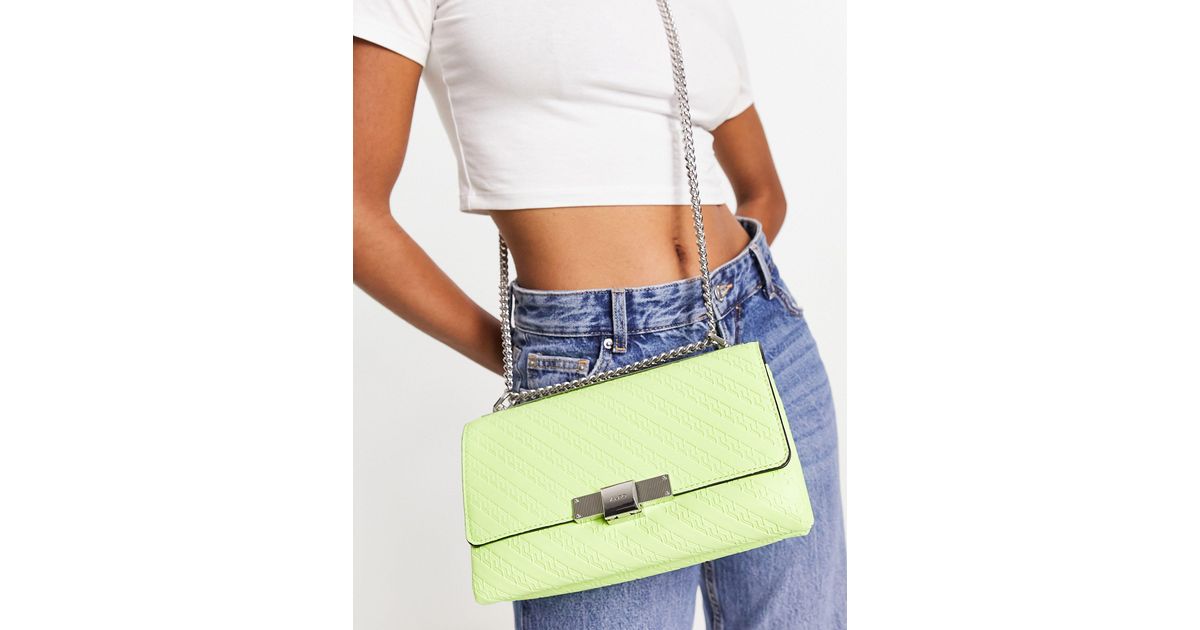 ALDO Schema Crossbody Bag With Monogram in Blue Lyst