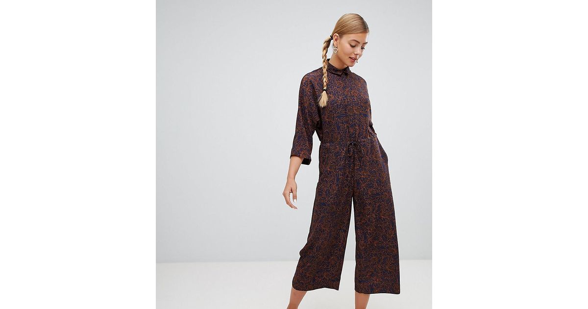 monki wide leg jumpsuit