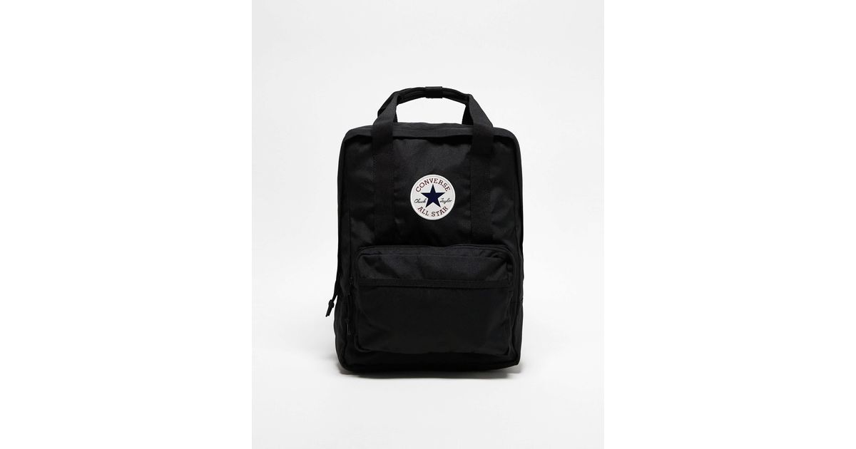 Converse – kleiner, eckiger rucksack in Schwarz Lyst AT