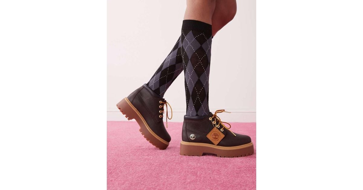Timberland Stone Street Nellie Boot in Pink Lyst UK