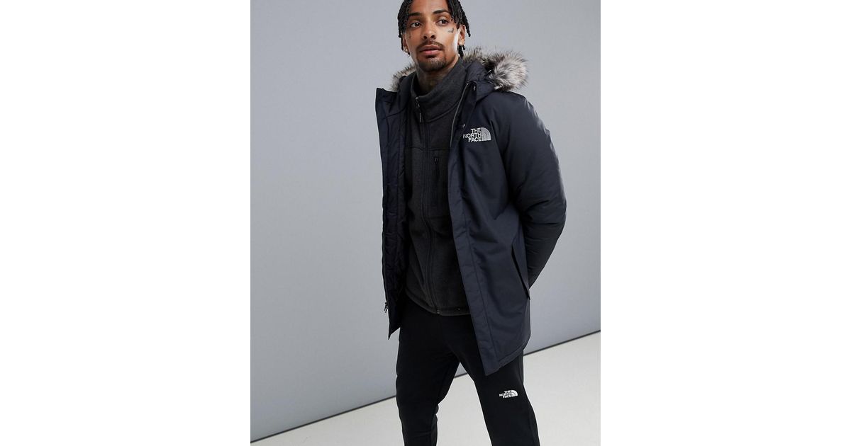 the north face zaneck jacket in black