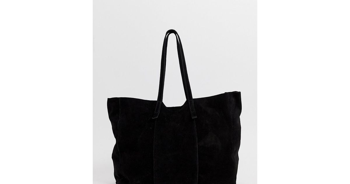 suede shopper