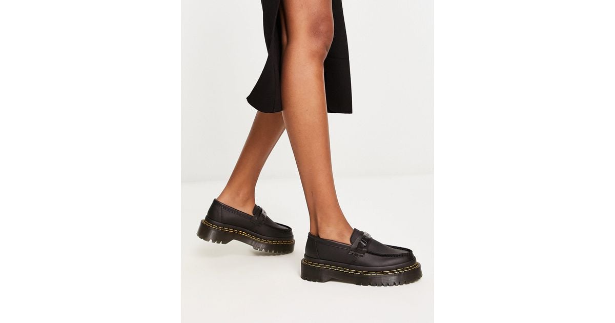 Dr. Martens Penton Bex Double Stitch Loafer in White | Lyst Dr. Martens Penton Bex Double Stitch Loafer in White | Lyst
