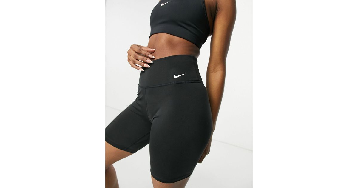 Nike Mini Swoosh legging Short in Black 