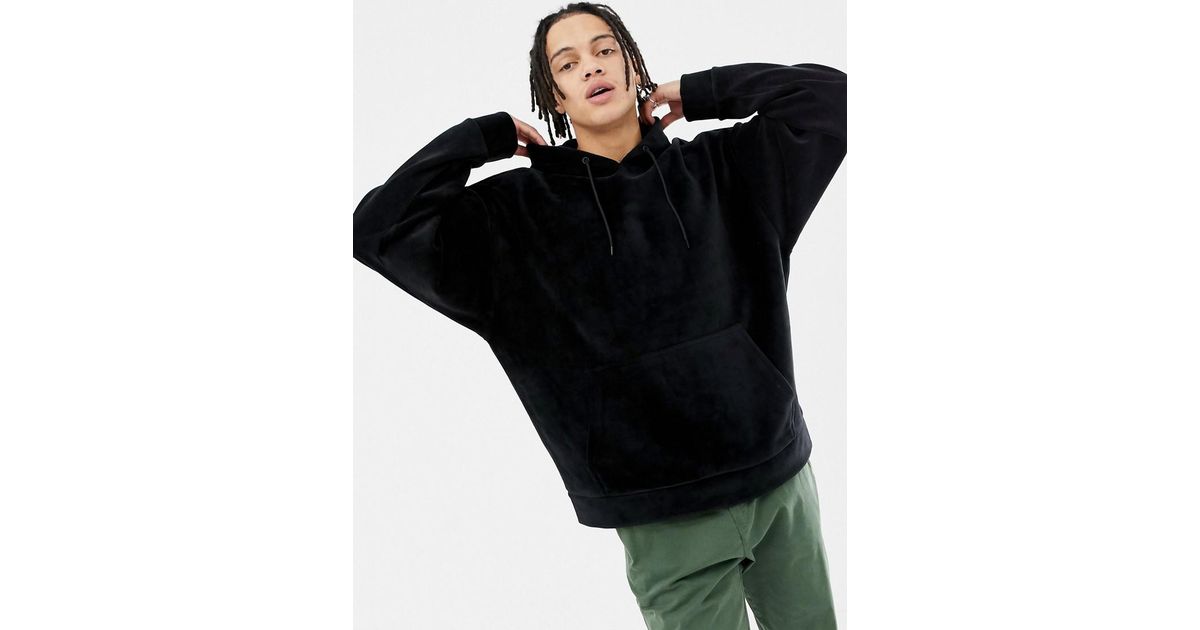 big hawk velvet hoodie