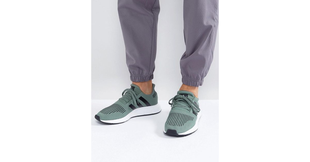 adidas Originals Swift Run Trainers In Green Cg4115 for Men | Lyst Canada