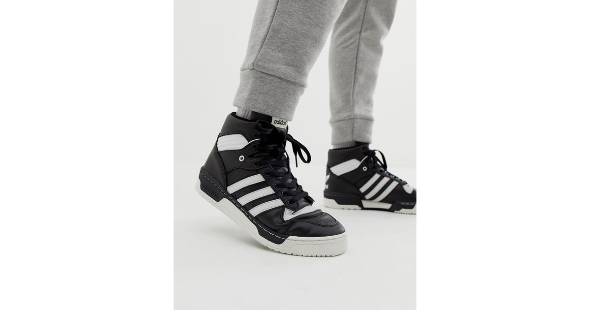 adidas hi top trainers mens