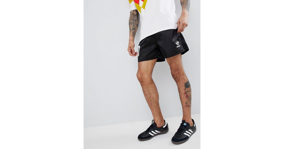 adidas originals retro football shorts