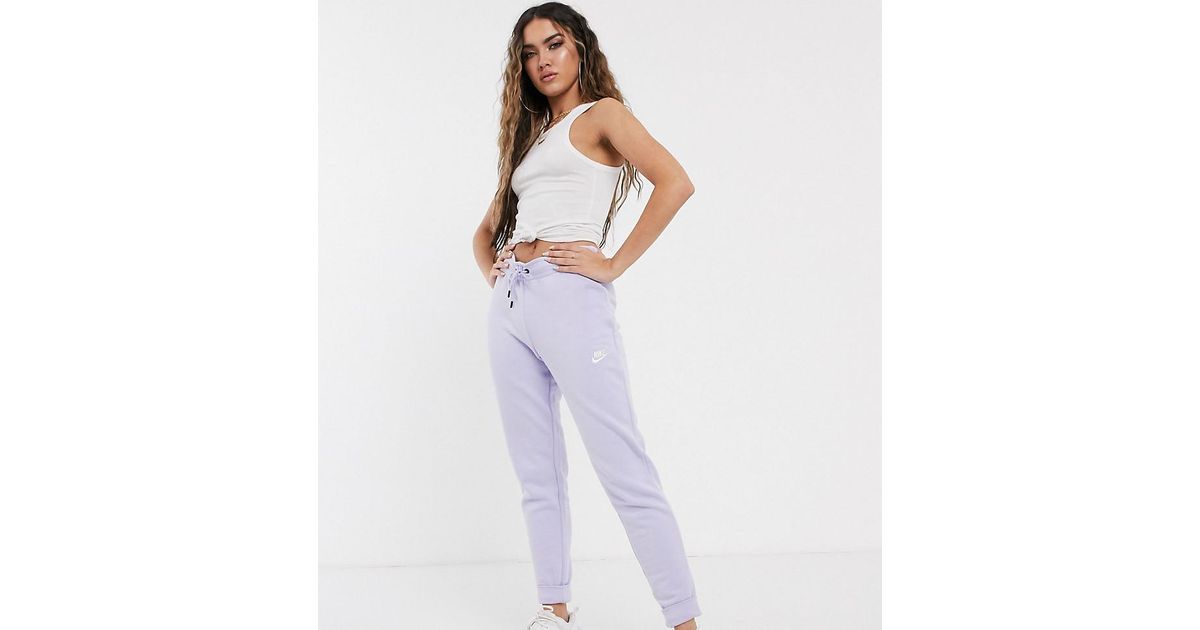 nike joggers purple
