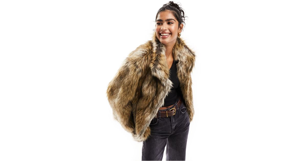 Fluffy clearance jacket asos