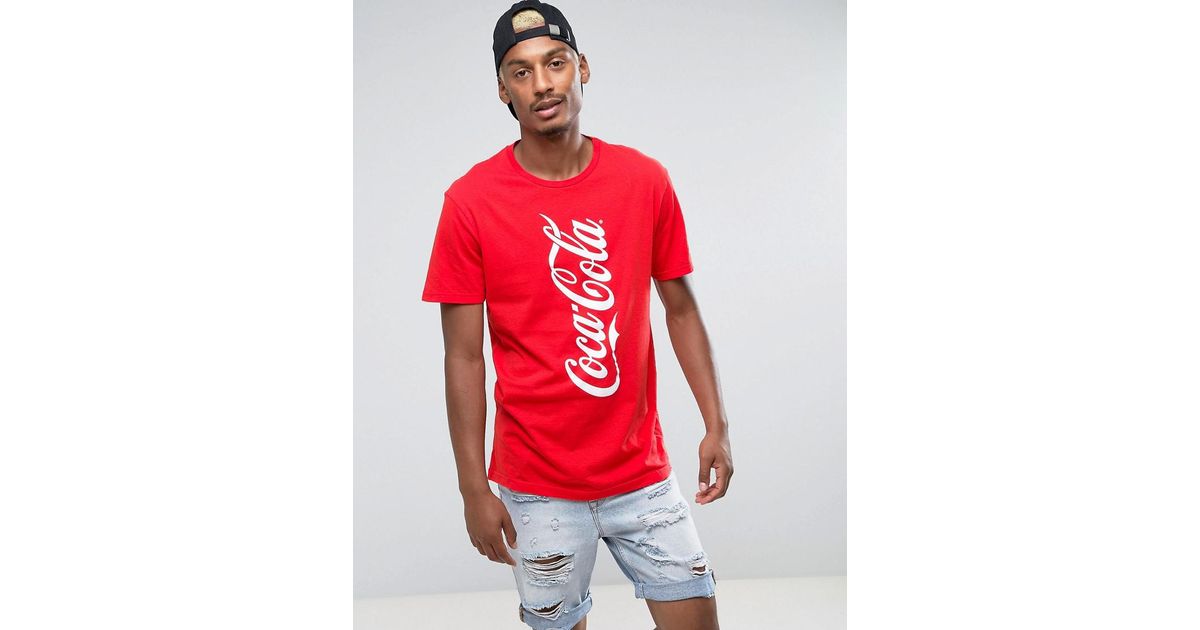 pull and bear coca cola t shirt