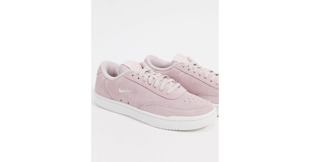 Nike Gummi – Court Vintage – Sneaker aus Wildleder in Pink - Lyst