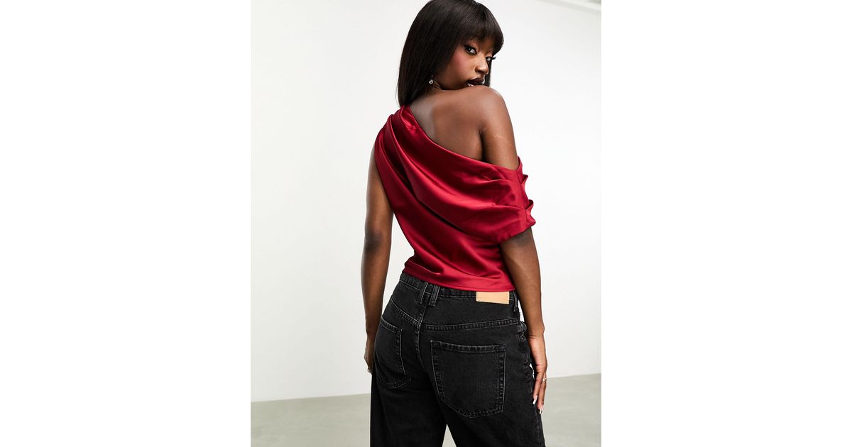 abercrombie satin top