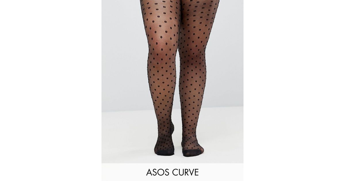 asos polka dot tights