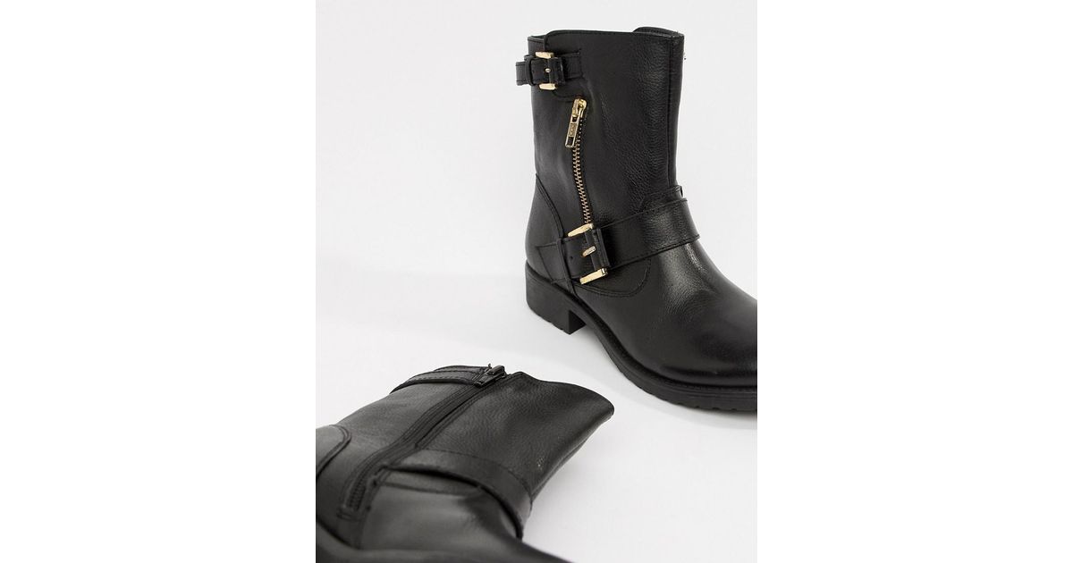 dune ripp leather ankle boots