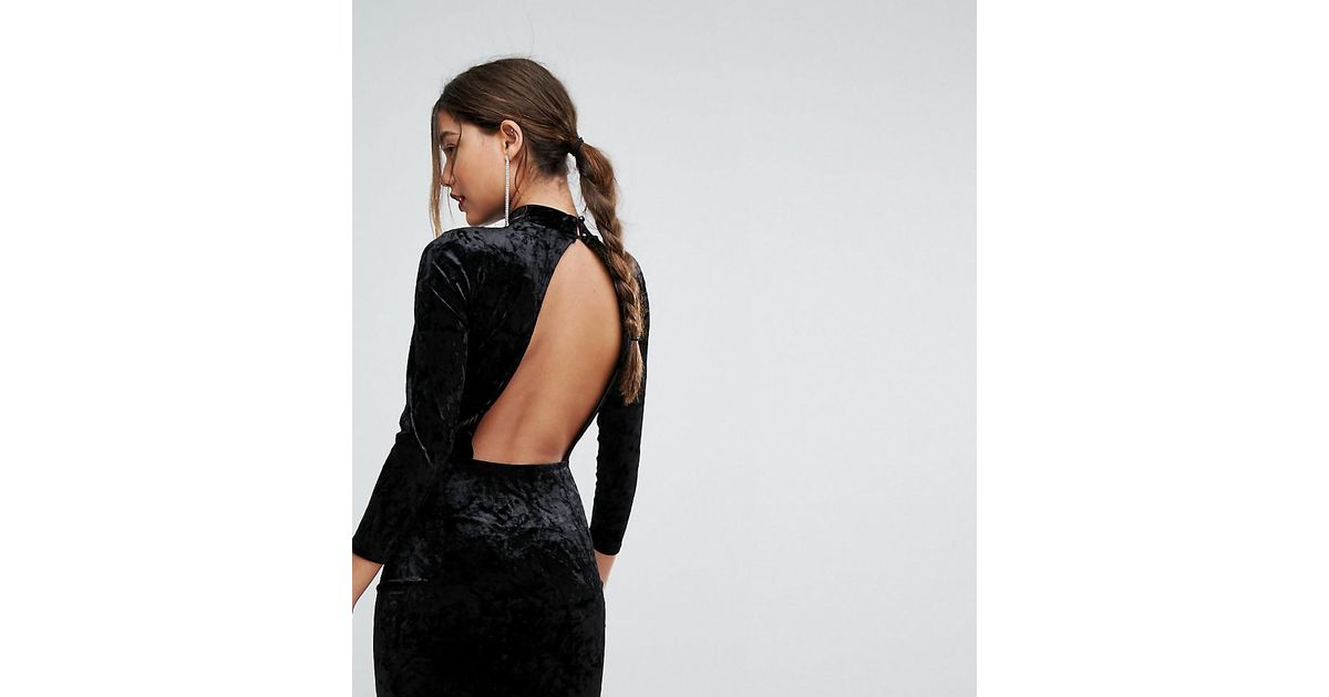 robe noir boohoo