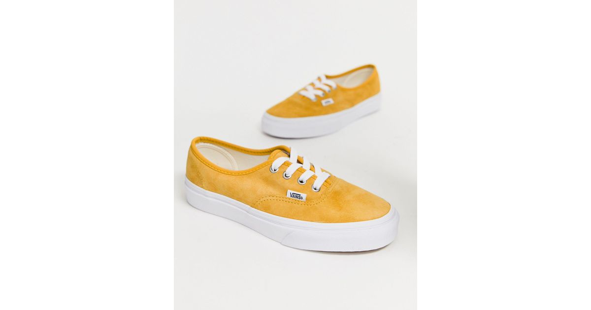 vans authentic mustard yellow