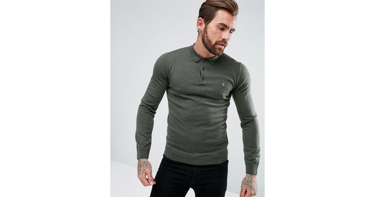 farah knitted polo